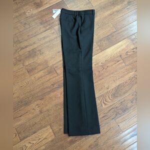 NWT White House Black Market The Trouser Black Lux Dress Pants Slacks Size 2P